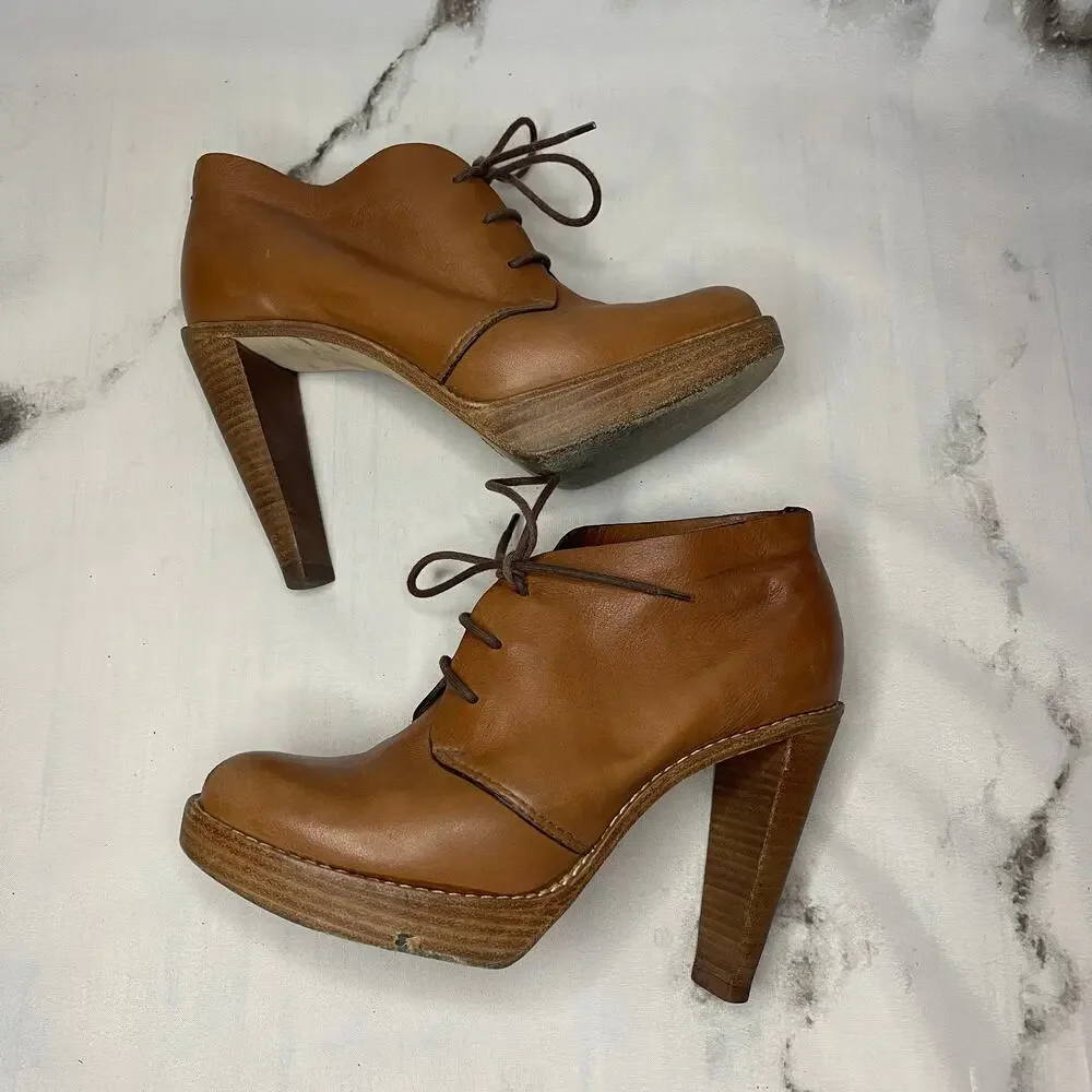 Cole Haan NikeAir Stephanie Leather Booties Size 5.5